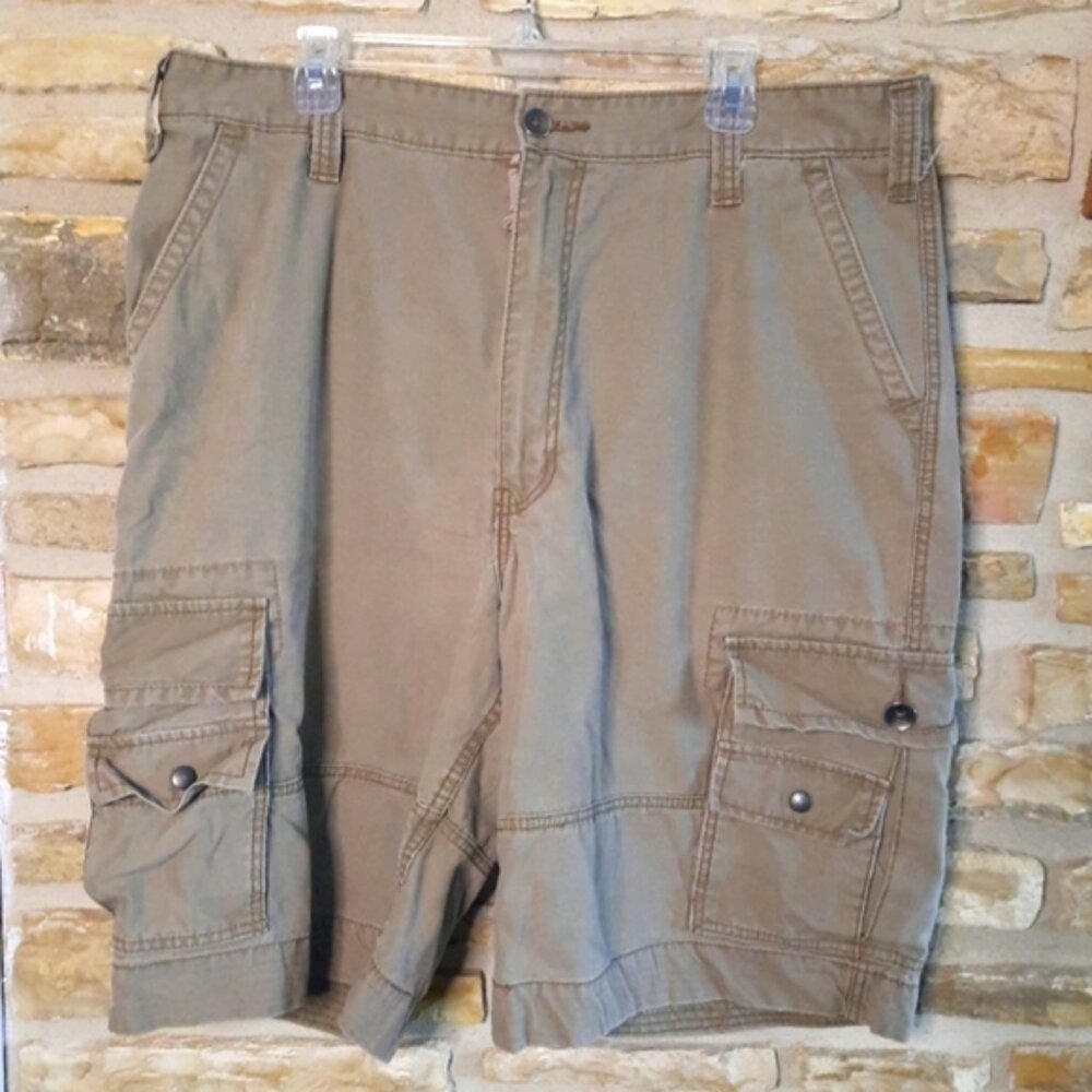 Levis Men’s Heavy Duty Tan Squad Cargo Shorts Size 38